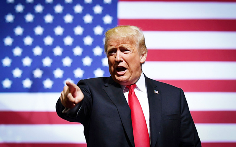 Presiden Amerika Serikat (AS), Donald Trump (Ist)