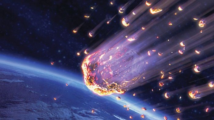 Ilustrasi meteor (tribunnews)