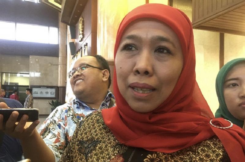 Gubernur Jawa Timur Khofifah Indar Parawansa. (lensaindonesia).