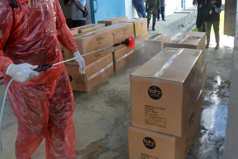 Ilustrasi. Total impor barang untuk penanggulangan virus corona hingga 19 April 2020 mencapai Rp 777,59 miliar. (Antara)