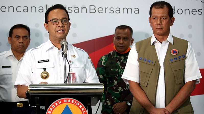 Gubernur DKI Jakarta Anies Baswedan dan Kepala Gugus Tugas Percepatan Penanganan Corona Doni Monardo (Investor Daily).