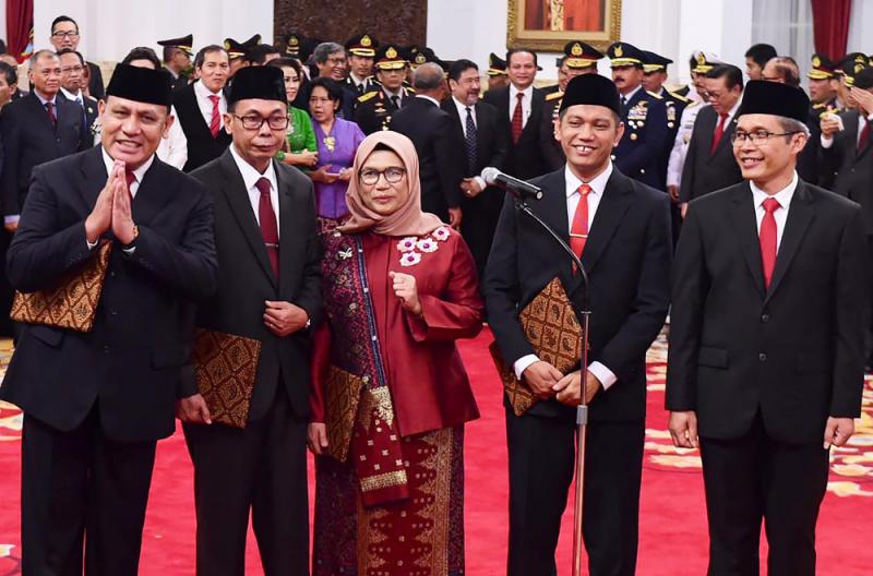 Kelima Pimpinan KPK (benarnews)
