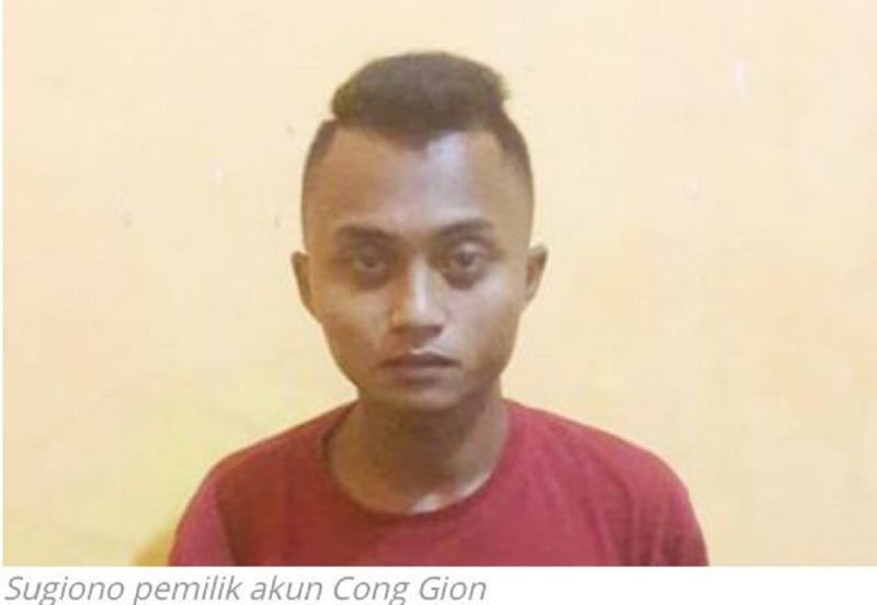 Sugiono Pemilik Akun Cong Gion. (Jambi Ekspres)