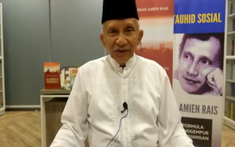Amien Rais. (Screenshot/ist)