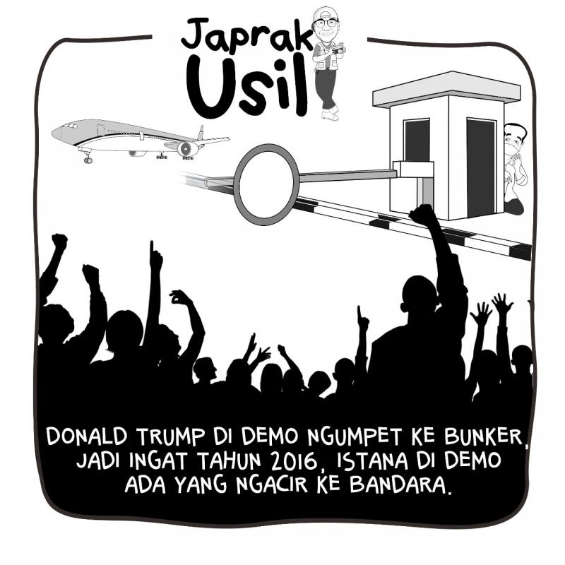 Bang Japrak: Trump Didemo Jadi Inget Dulu Ada yang Ngumpet di Bandara! (LJ)