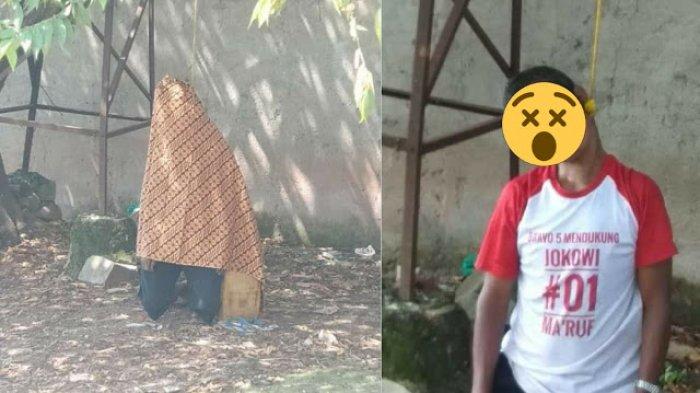 Laki-laki yang memakai kaos Jokowi bunuh diri (Tribunnews)