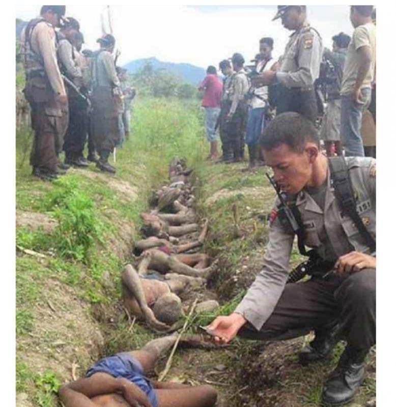 Warga Papua disiksa polisi (jubi.co.id)
