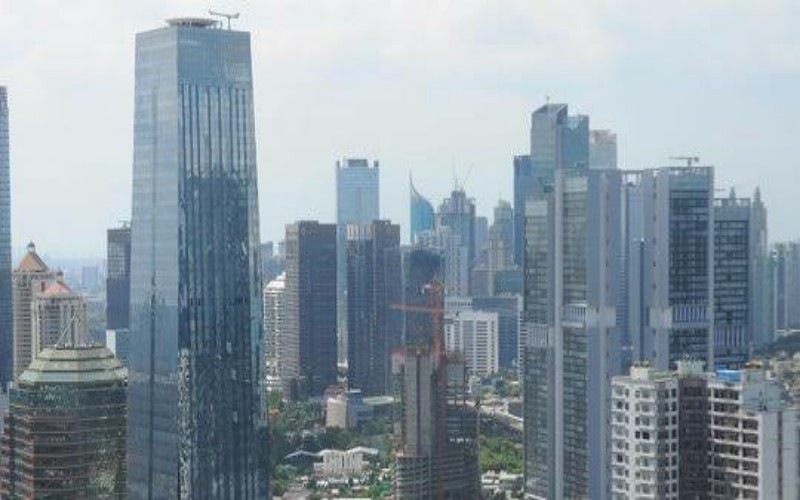 Ilustrasi Gedung-gedung di Jakarta. (Merdeka)
