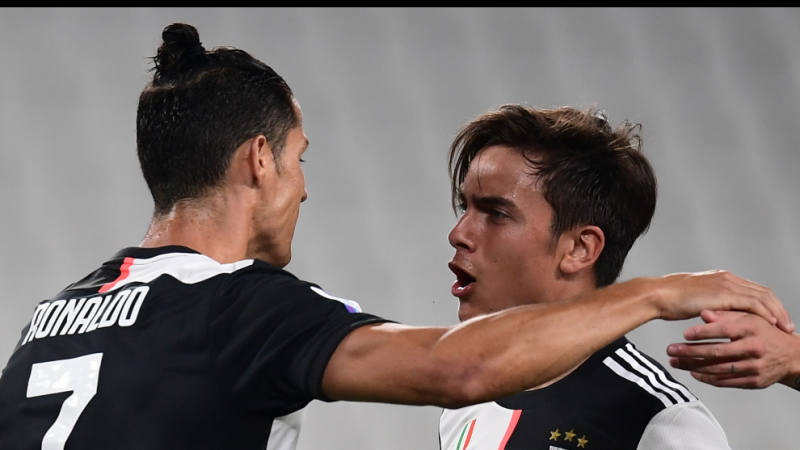 Cristiano Ronaldo dan Paulo Dybala (Foto: Marca)