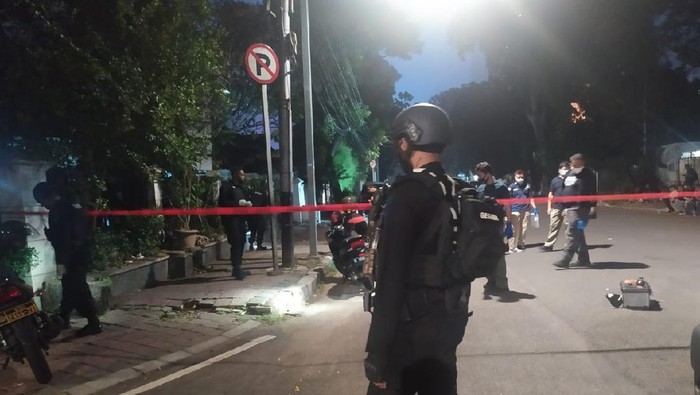 Foto: Ledakan di Menteng (Foto: Luqman/detikcom)