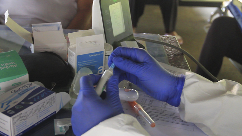 Puskesmas Pasar Rebo di Jalan Kalisari, Cibubur, Jakarta Timur, Jumat (17/07) memberikan Tes Swab gratis kepada masyarakat. Ulin Nuha/law-justice.co