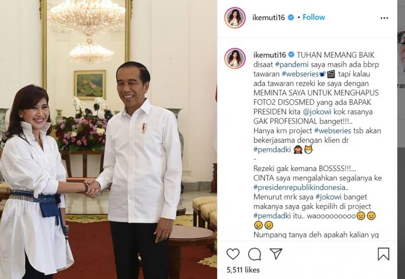 (Foto Instagram @ikemuti16)