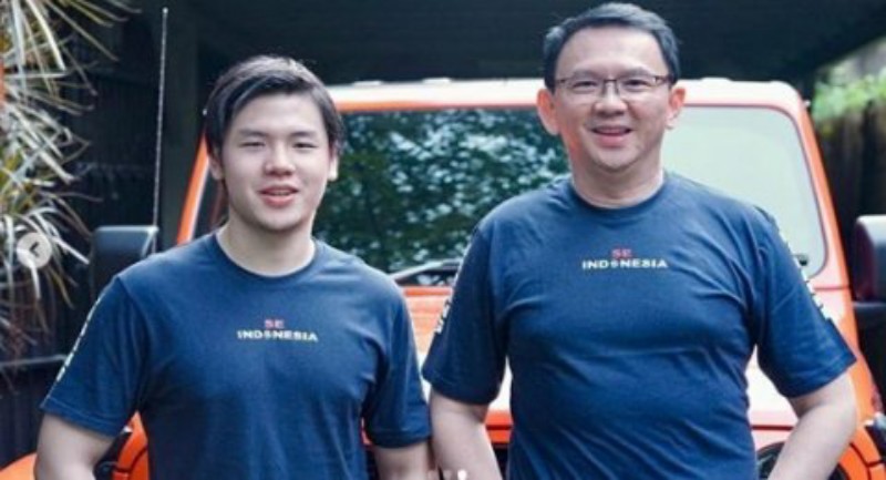 Ahok dan Anaknya. (Instagram)