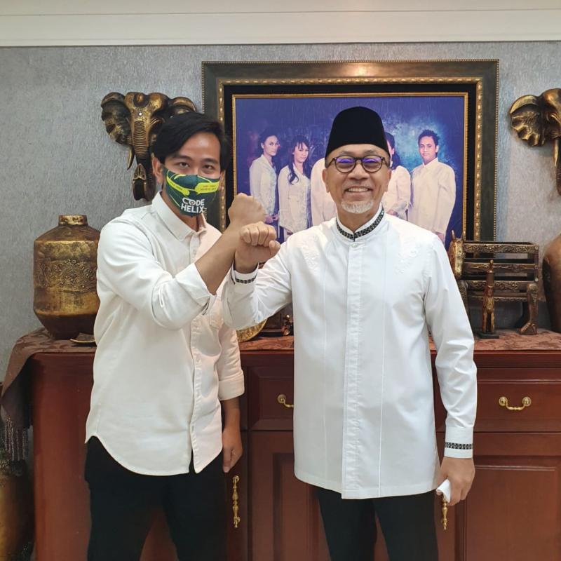 Raka dan Zulkifli Hasan (Twitter ZULkifli Hasan @ZUL_Hasan)