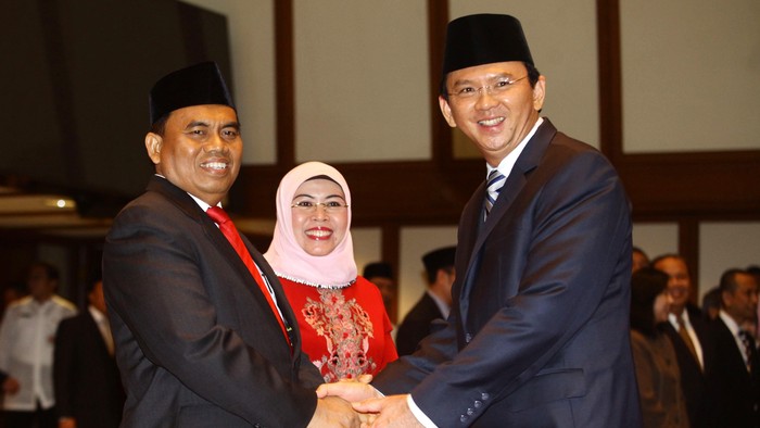 Saefullah bersama dengan Ahok (detikcom)