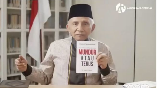 Lewat Buku Baru, Amien Rais ke Jokowi: Mundur Atau Terus! (YouTube Amien Rais Official).