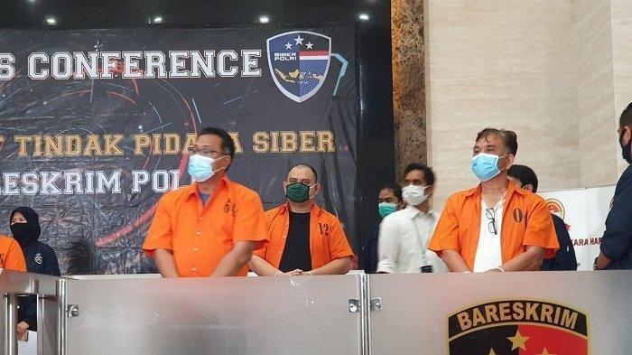 Kondisi petinggi KAMI usai ditangkap dan ditahan polisi (Tribunnews).