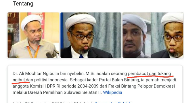 Heboh! Di Wikipedia, Ngabalin Ditulis sebagai Pembacot & Tukang Ngibul. (gelora).