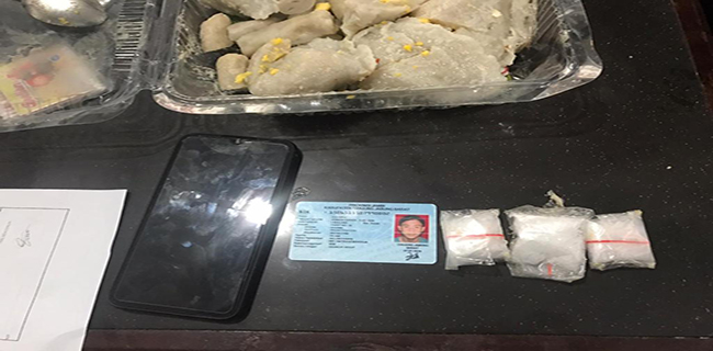 Narkoba Sabu yang Diselundupkan dalam Pempek di LP Kuala Tungkal Jambi (Ist)