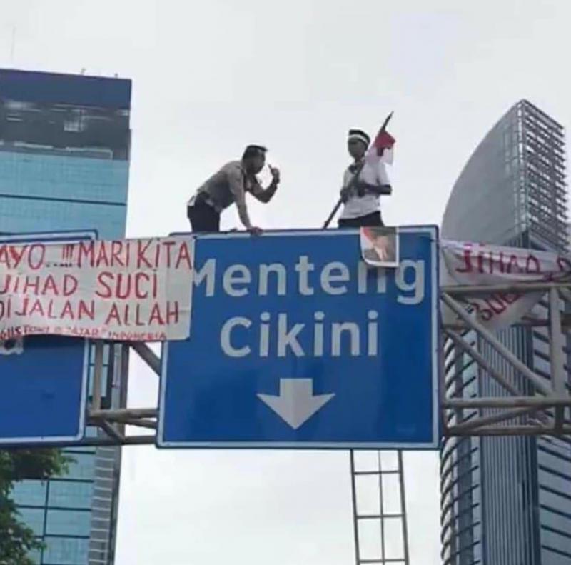 Agustinus Woro Bikin Macet Jalan Sudirman Hari Ini