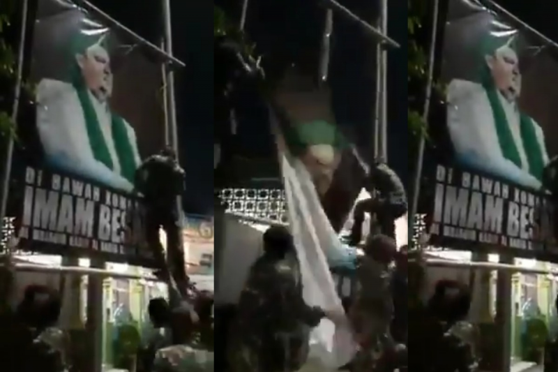 TNI bicara soal baliho Habib Rizieq dicopot (pikiran rakyat)
