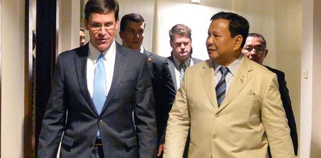 Prabowo di Telpon Pentagon (RMOL)