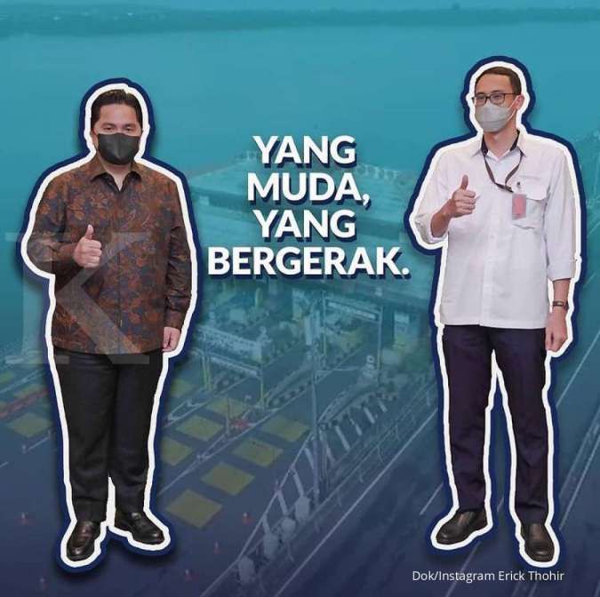 Erick Tohir dan I Ketut Adiputra Karang (IG)