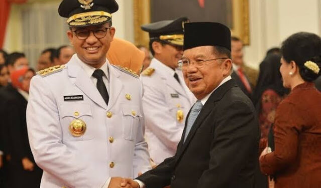 JK dan Anies Baswedan (MI)