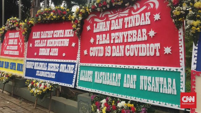 Dicatut! AMAN Bantah Kirim Karangan Bunga Dukungan Pangdam Jaya. (CNN).