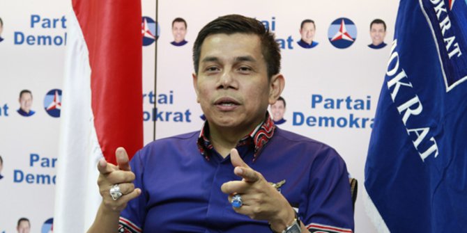 Politisi Partai Demokrat Hinca Panjaitan (Merdeka)