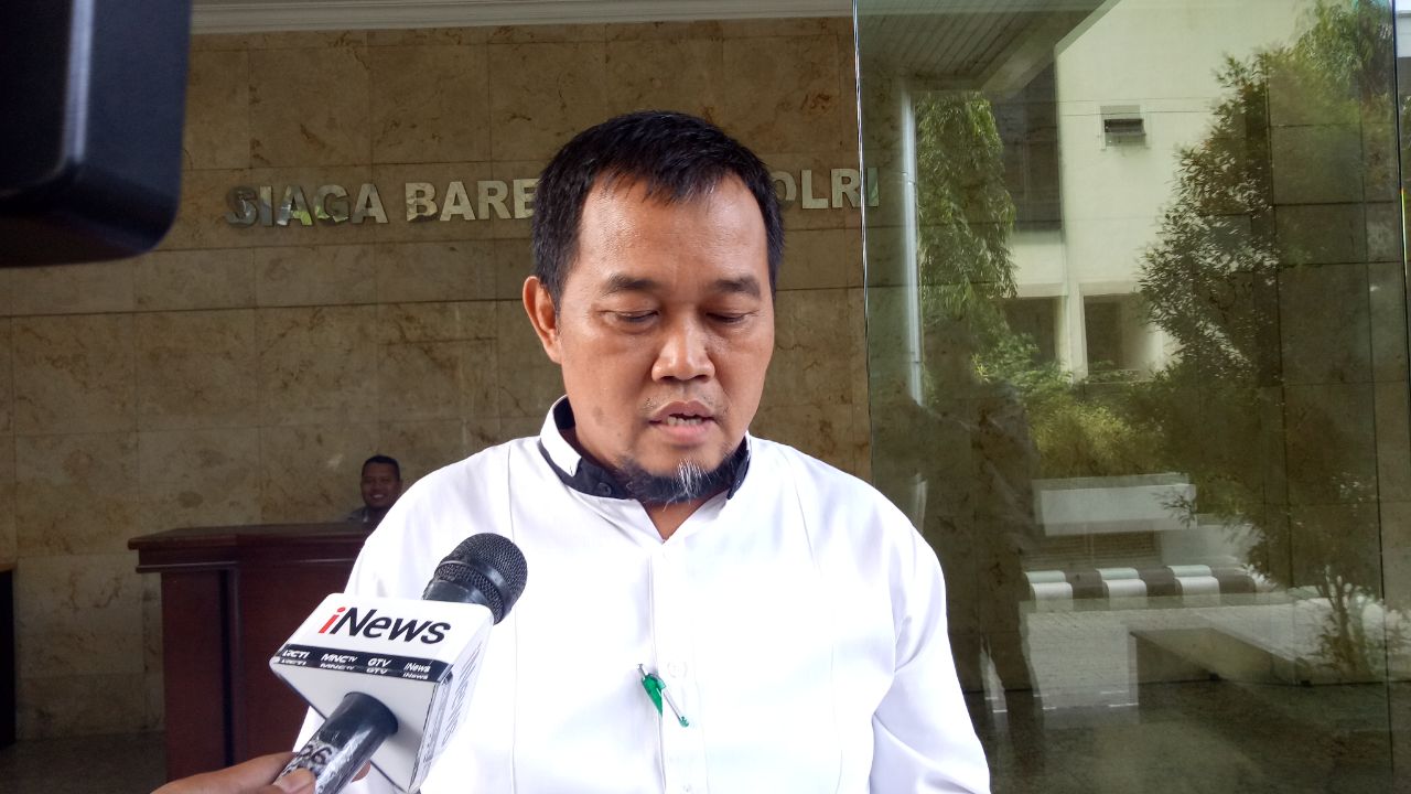 Koordinator MAKI, Boyamin Saiman pasca menyurati Bareskrim Polri (Adi Briantika)