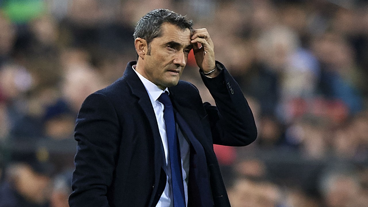 Pelatih Barcelona Ernesto Valverde, �Goal