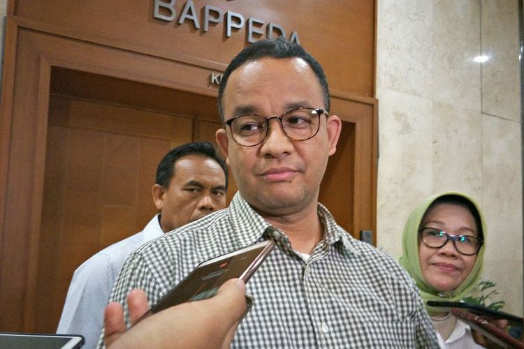 Penjelasan polisi soal wanita yang mau bakar kantor Gubernur DKI Jakarta Anies Baswedan (KOMPAS.com/NURSITA SARI)
