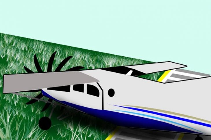 Ilustrasi: pesawat tergelincir (ANTARA News/Ridwan Triatmodjo)