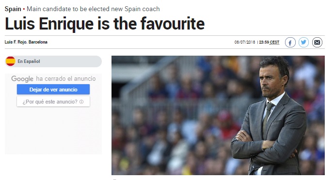 Luis Enrique(Foto: Marca)