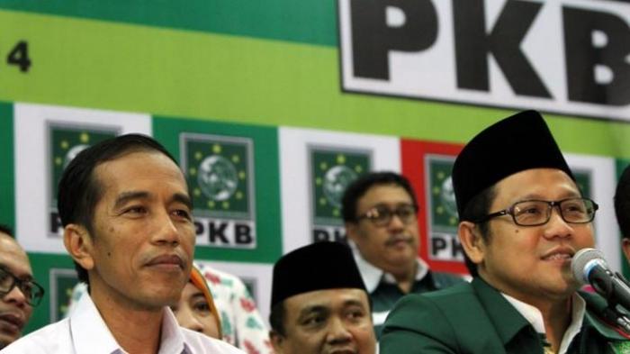 Presiden Jokowi dan Ketua Umum PKB, Muhaimin Iskandar (Foto: Portalmakassar)