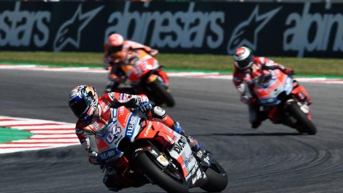 Tiga pembalap menguasai starting grid GP Aragon, Jorge Lorenzo, Andrea Dovizoso, dan Marc Marquez (Foto: Crash)