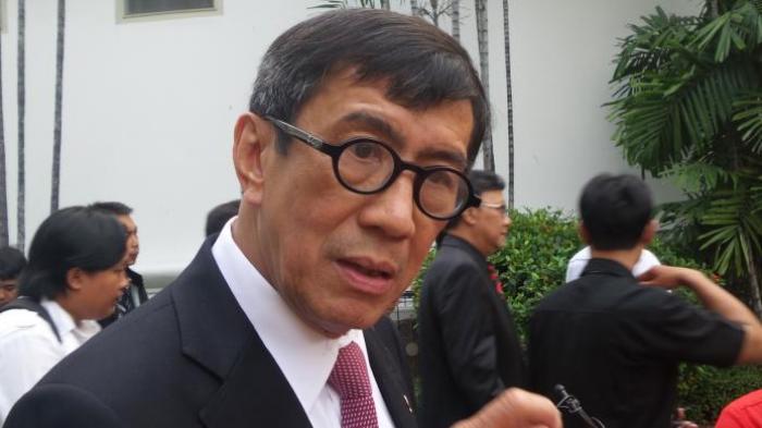 Menteri Hukum dan Hak Asasi Manusia (Menkumham) Yasonna H Laoly (Foto: Tribunnews)