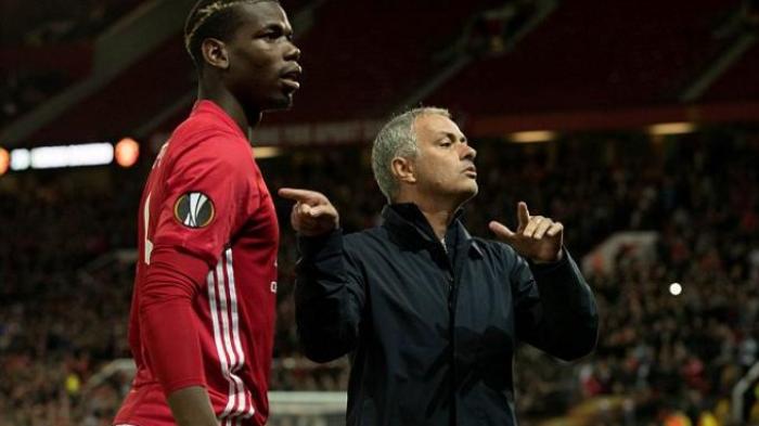 Jose Mourinho dan Paul Pogba
