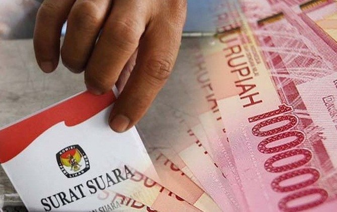 Ilustrasi Money Politics (Ist)